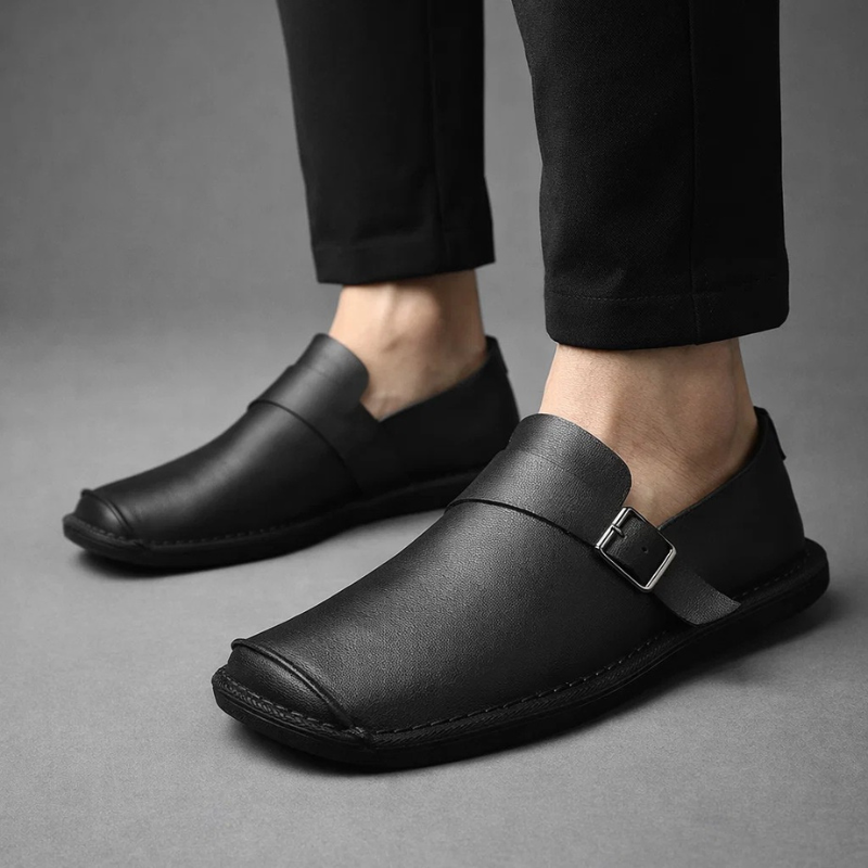 Adelmann | Loafer mit Kreuzriemen