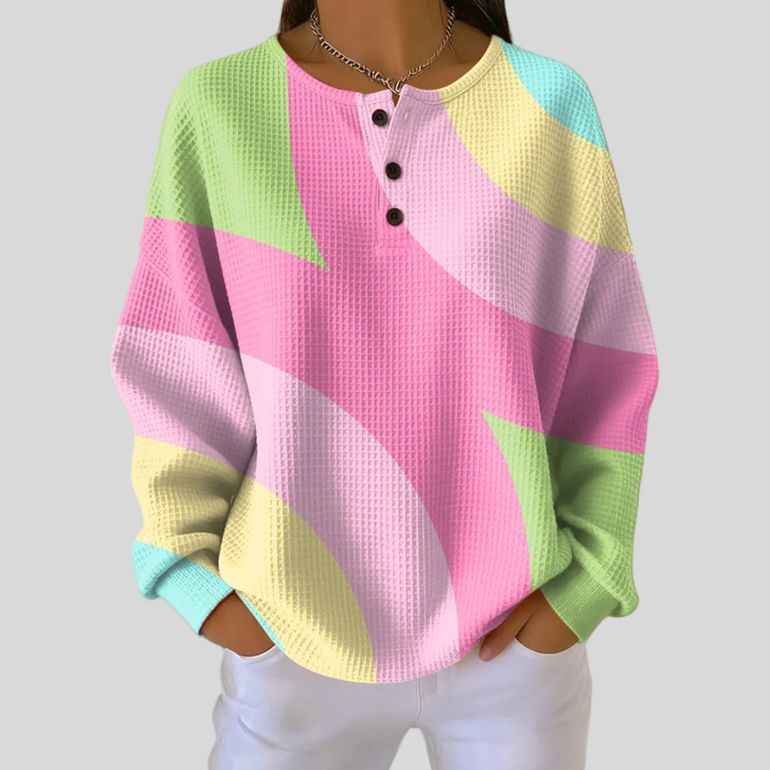 Lorele | Stilvolles Sweatshirt mit abstraktem Muster