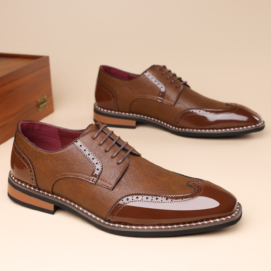 Adelmann | Zweifarbige Derby-Schuhe
