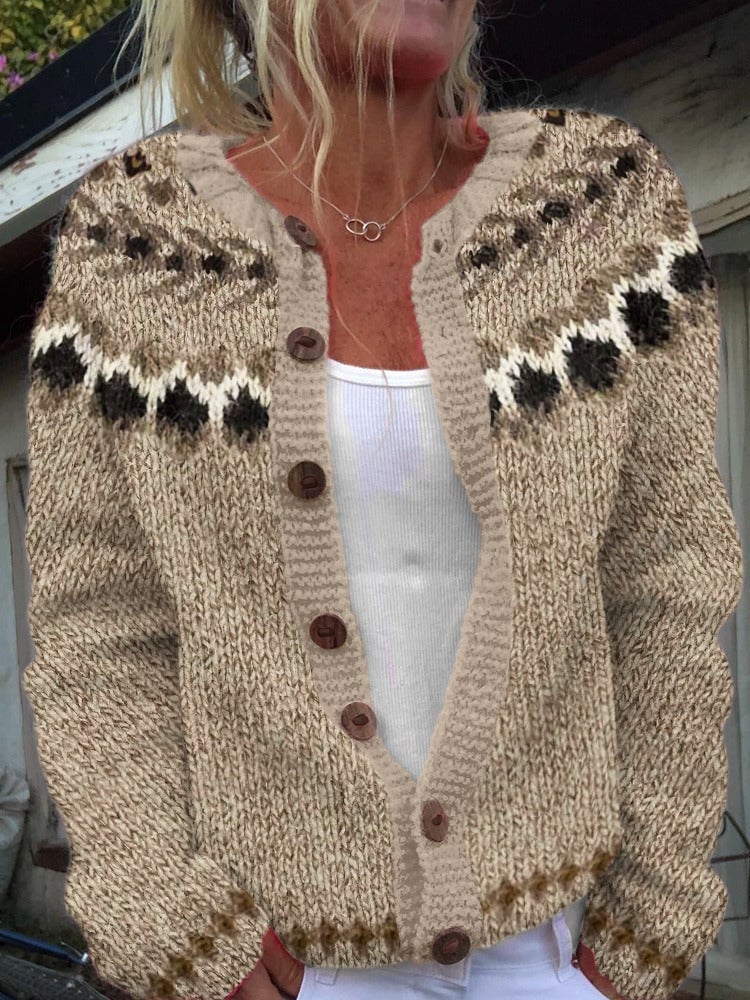 Aubree | Stilvolle Strickjacke