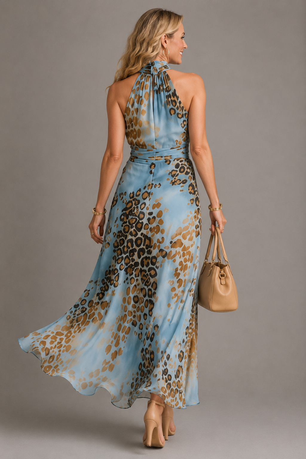 Marit Safari-Kleid – Stilvolles Kleid mit trendigem Safari-Print