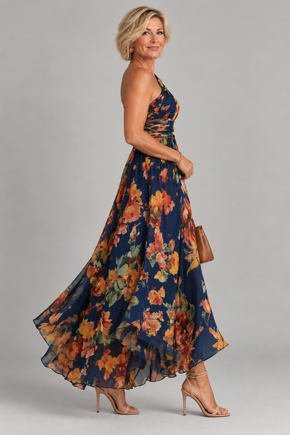 Celest Elegantes Blumenkleid
