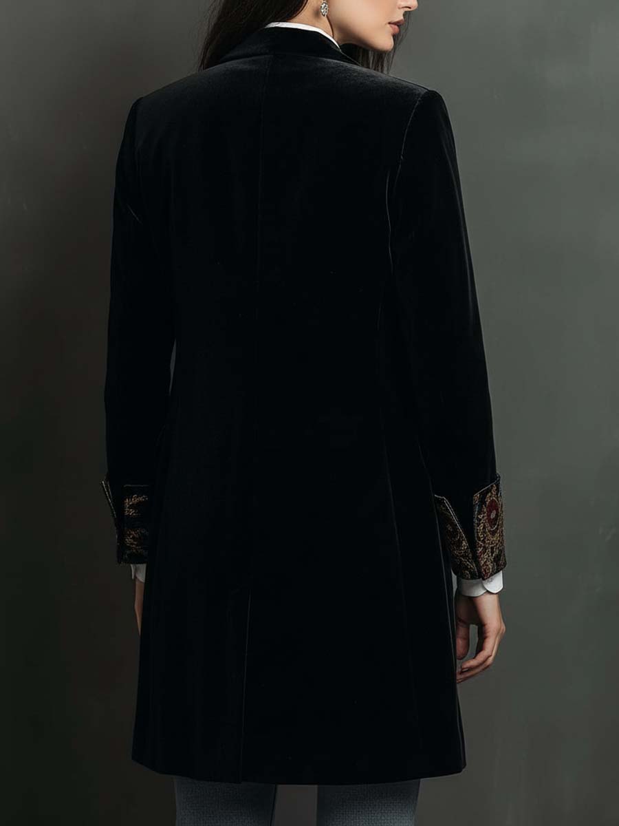 Léontine | Schwarzer Slim-Fit-Blazer
