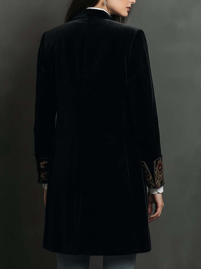 Léontine | Schwarzer Slim-Fit-Blazer