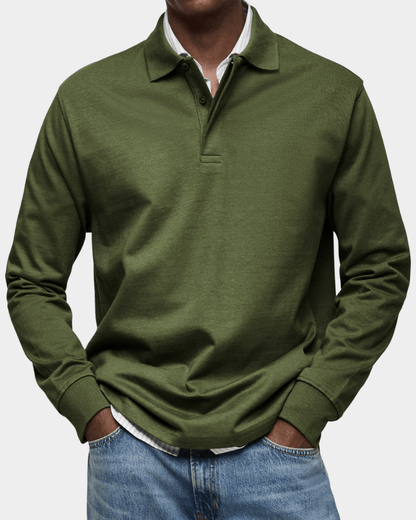 Bequemes Herbst-Poloshirt