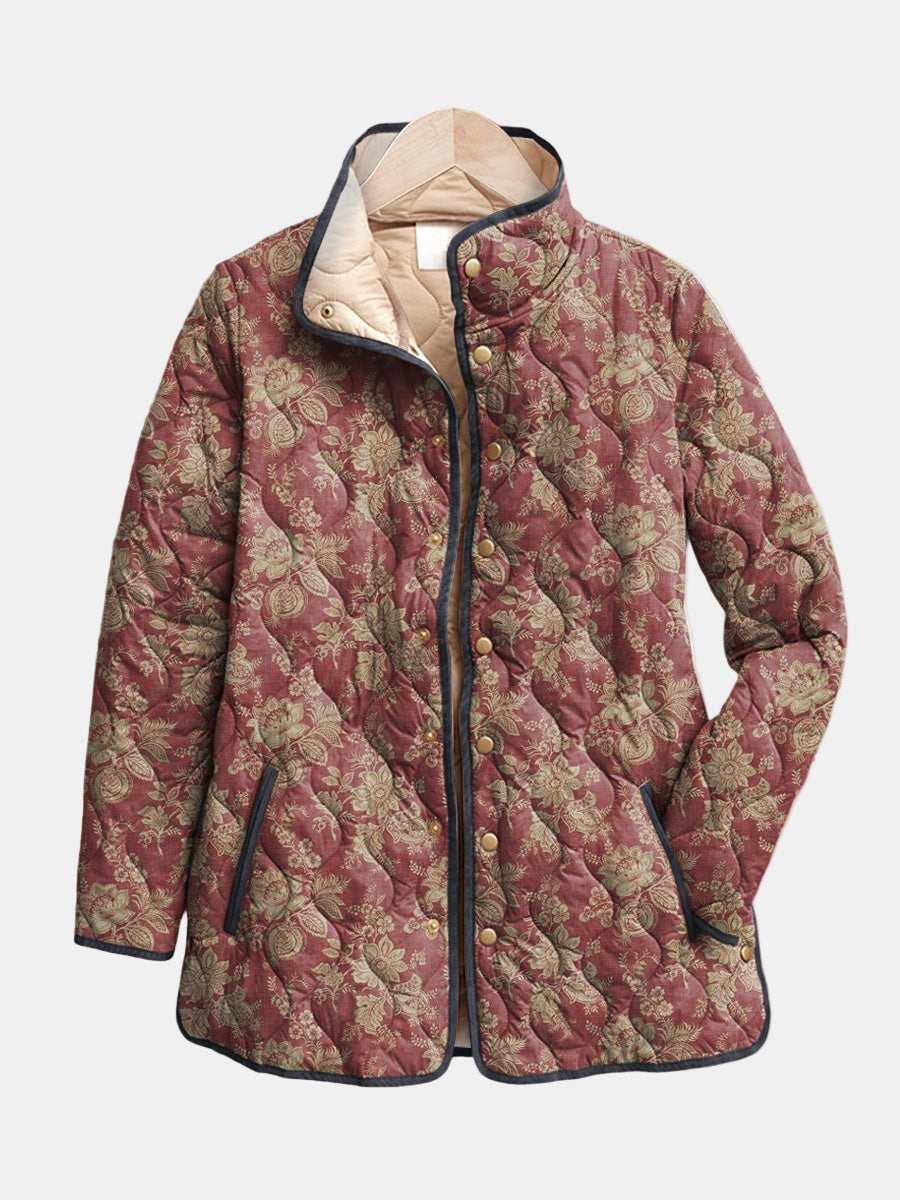 Sophie | Pflaumen-Steppjacke