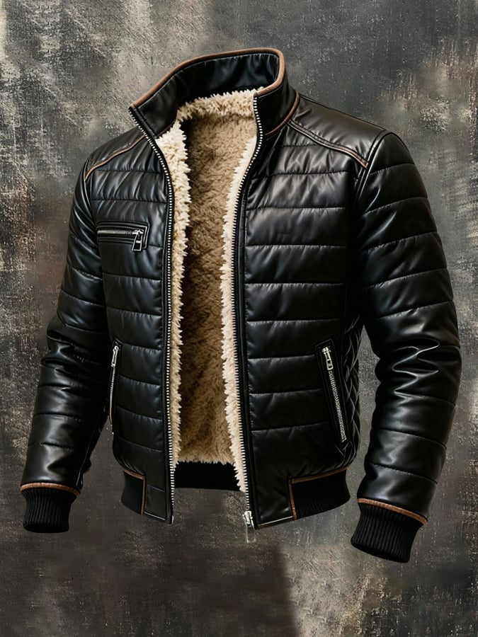 Elegante Jacke mit Stehkragen