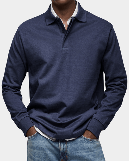 Bequemes Herbst-Poloshirt
