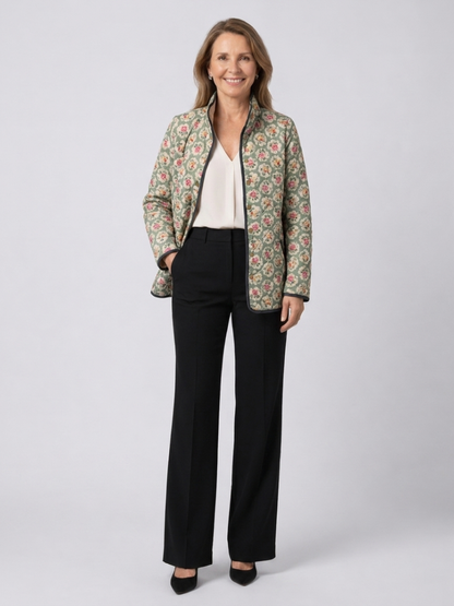 Amélie | Florale Steppjacke
