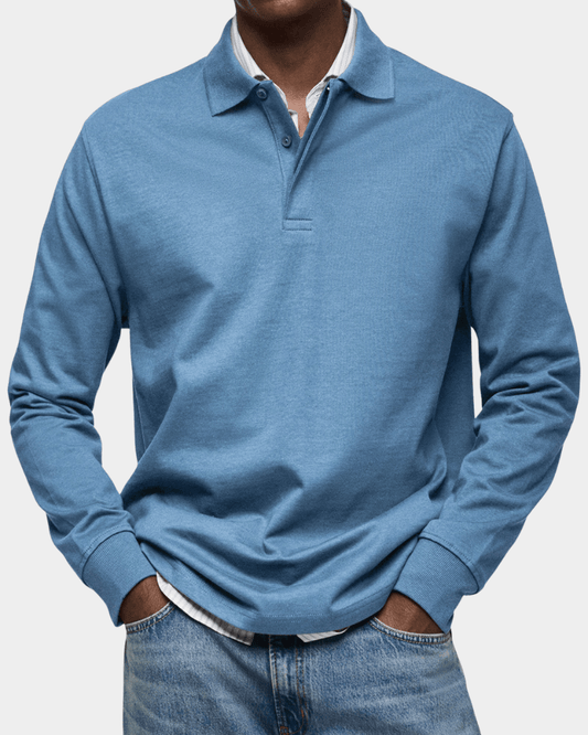 Bequemes Herbst-Poloshirt