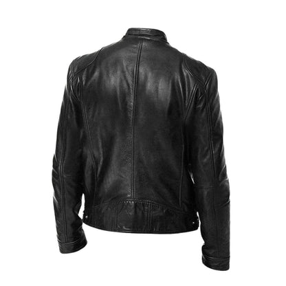 Lässige Lederjacke