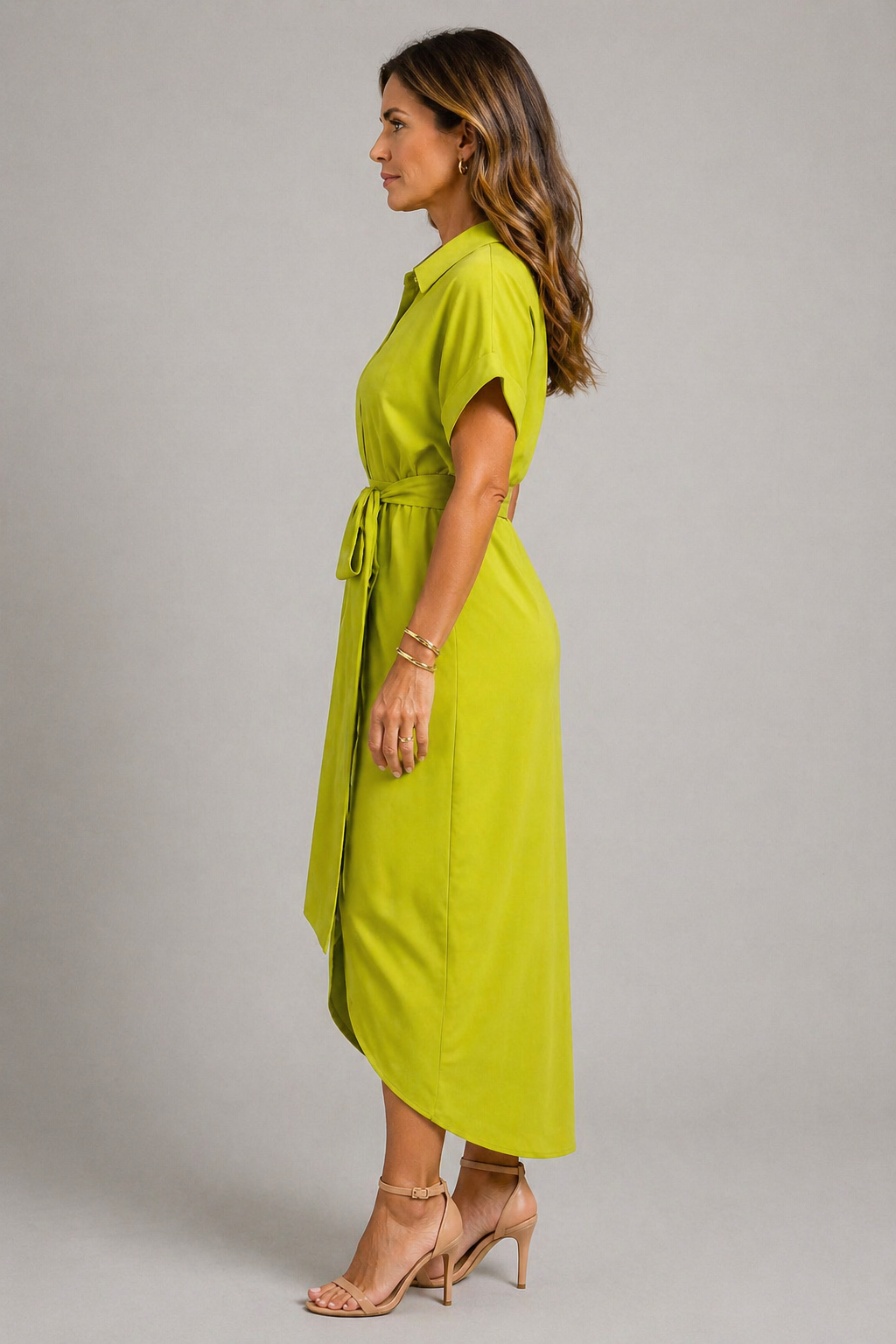 Luxe Lime Kleid
