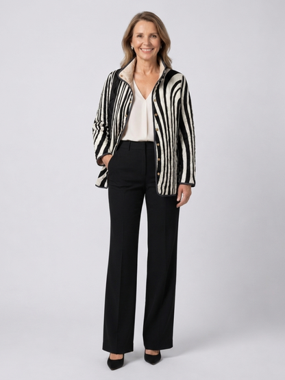 Sylvie | Zebra-Steppjacke