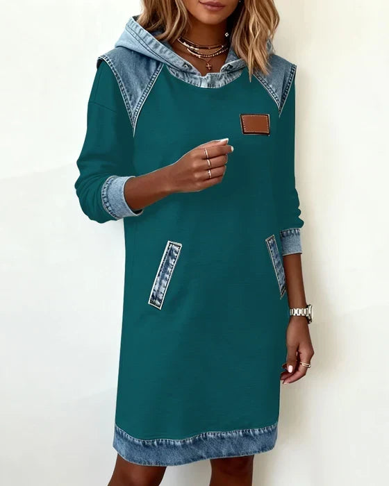 Dolores | Schickes lässiges Kapuzenkleid