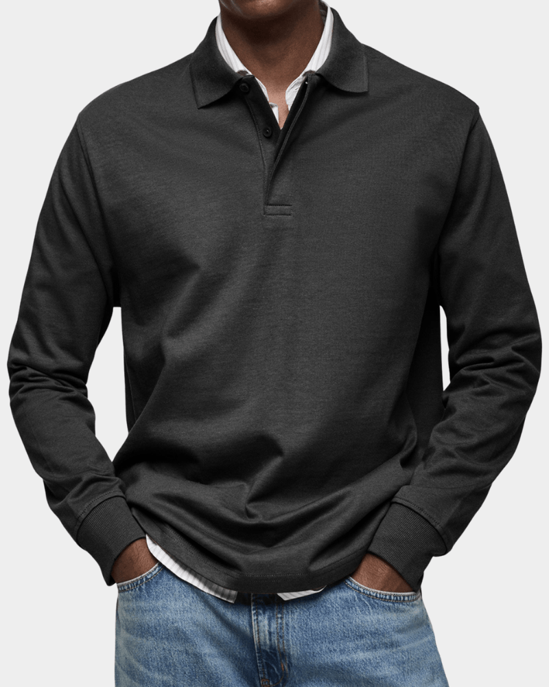 Bequemes Herbst-Poloshirt
