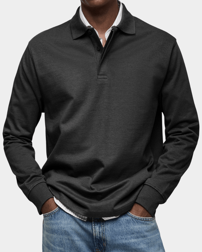 Bequemes Herbst-Poloshirt