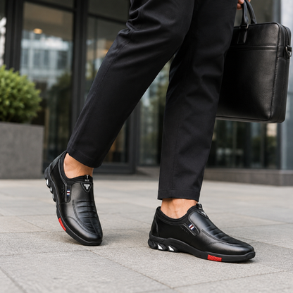 Eleganter Herrenschuh mit rutschfester Sohle