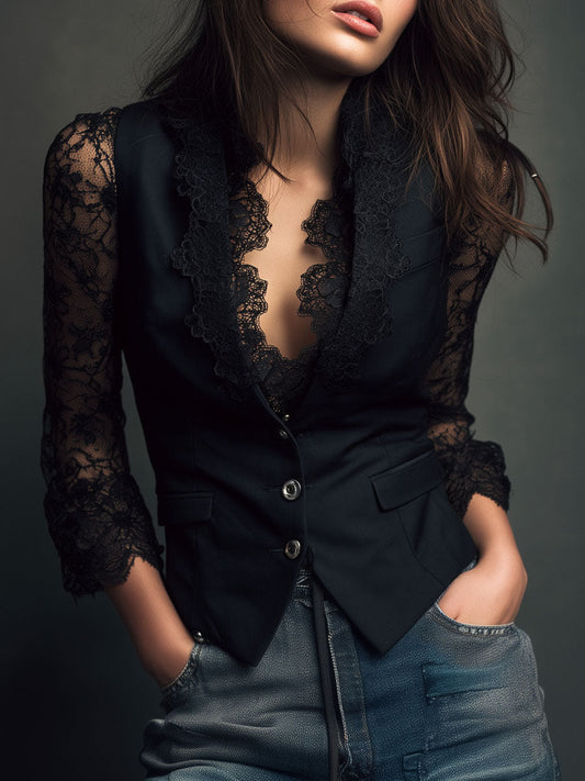 Noém | Eleganter schwarzer Blazer