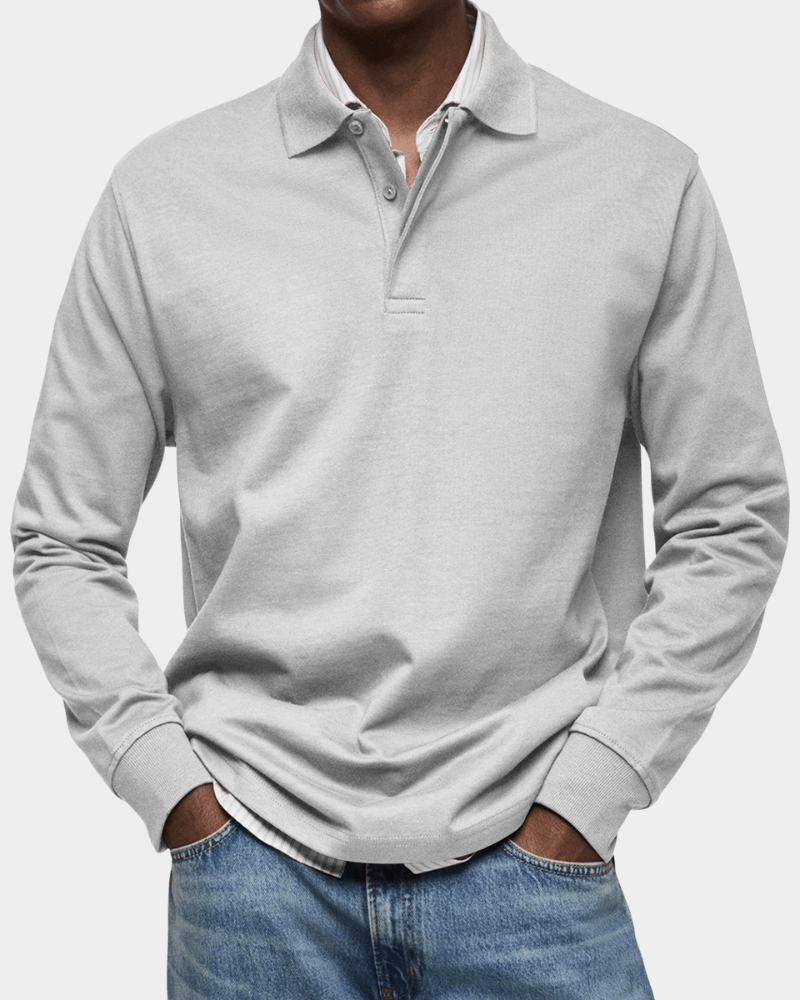 Bequemes Herbst-Poloshirt