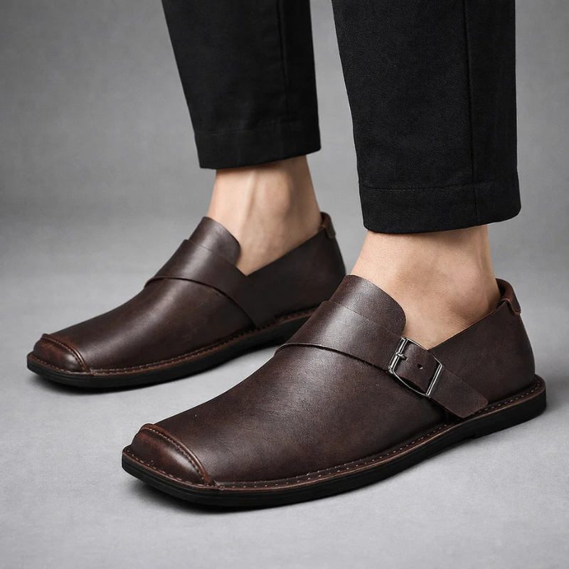 Adelmann | Loafer mit Kreuzriemen
