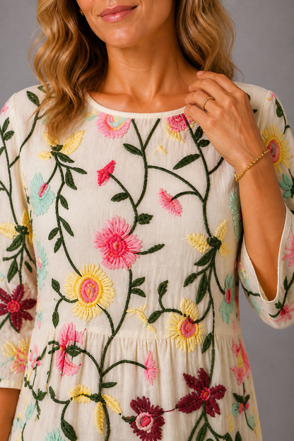 Elegantes Flora-Bliss-Kleid