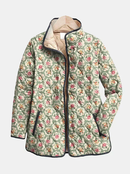 Amélie | Florale Steppjacke