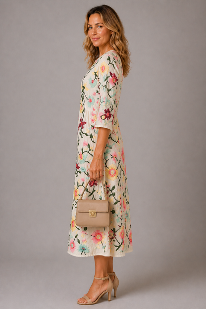 Elegantes Flora-Bliss-Kleid