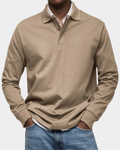 Bequemes Herbst-Poloshirt