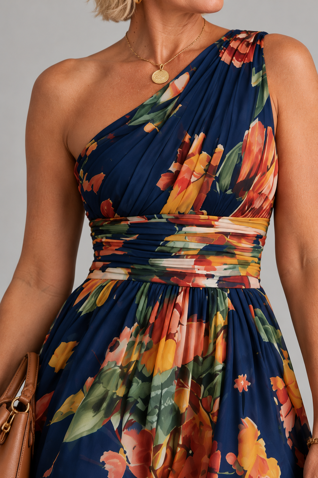 Celest Elegantes Blumenkleid
