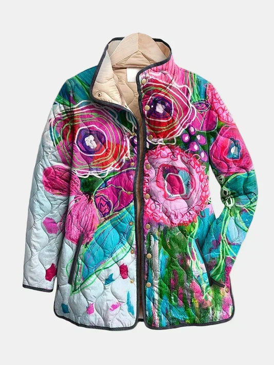 Lucie | Aquarell-Steppjacke