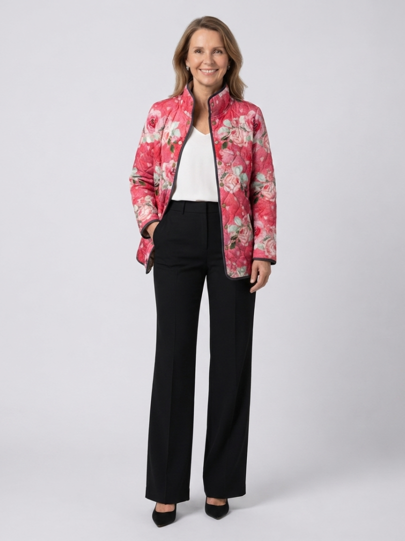 Christine | Rosen-Steppjacke