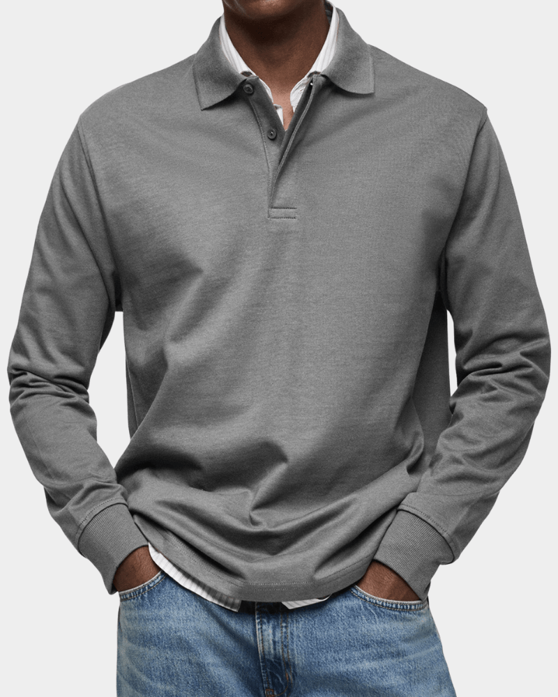 Bequemes Herbst-Poloshirt