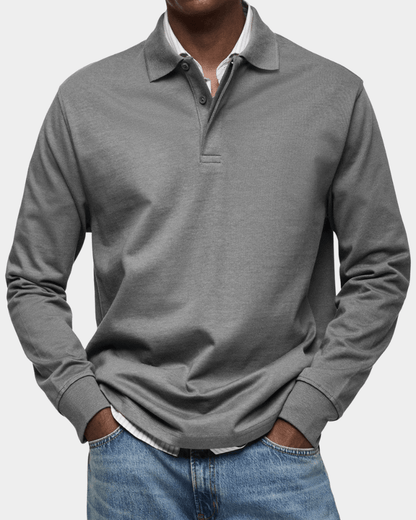 Bequemes Herbst-Poloshirt