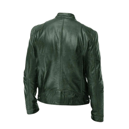 Lässige Lederjacke