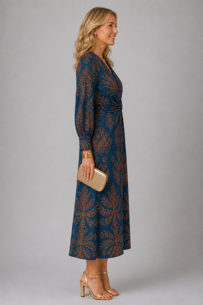 Elegantes Midnight-Bloom-Kleid