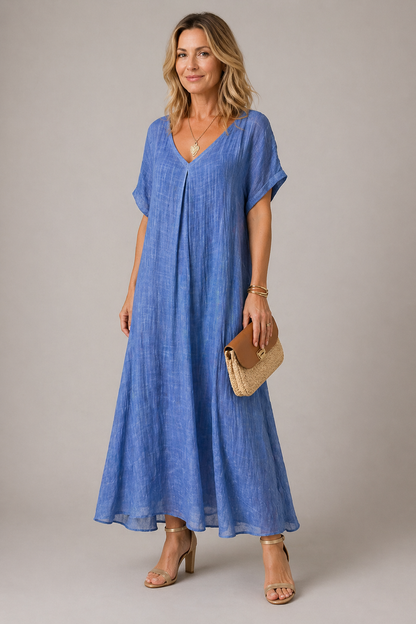 Skylar Blaues Kleid