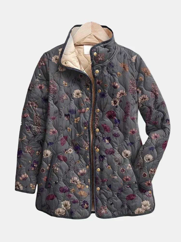 Nathalie | Trockenblumen-Steppjacke