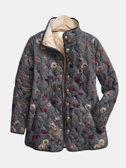 Nathalie | Trockenblumen-Steppjacke