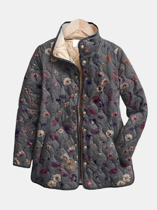 Nathalie | Trockenblumen-Steppjacke