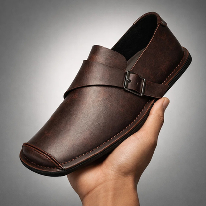 Adelmann | Loafer mit Kreuzriemen