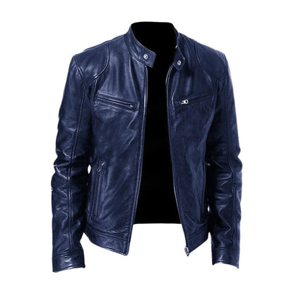 Lässige Lederjacke