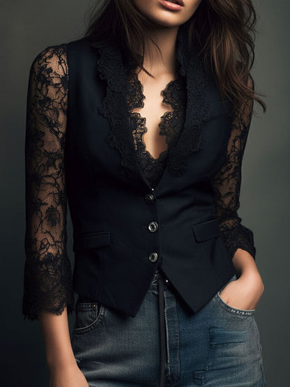 Noém | Eleganter schwarzer Blazer