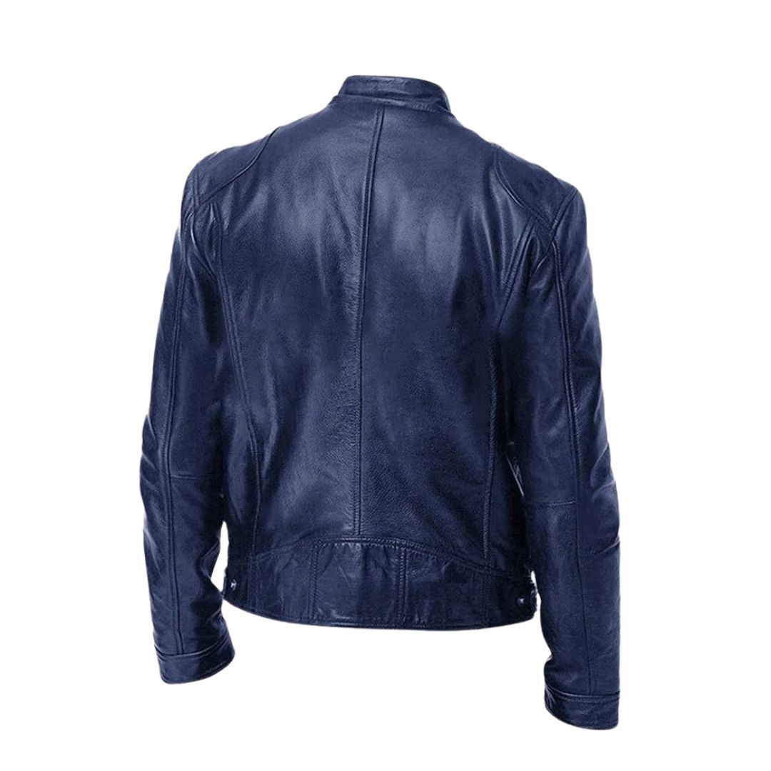 Lässige Lederjacke