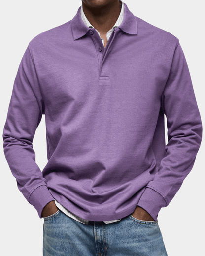 Bequemes Herbst-Poloshirt