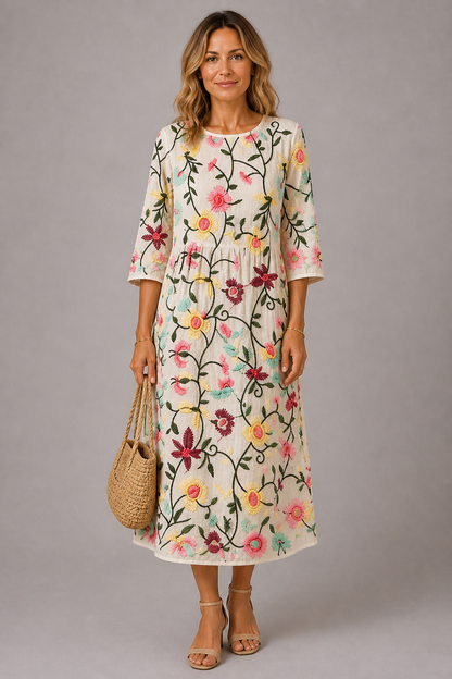 Elegantes Flora-Bliss-Kleid