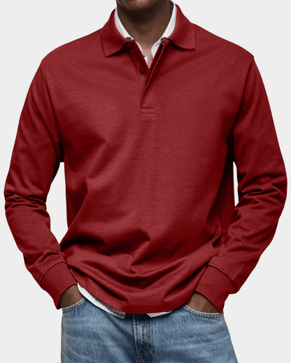Bequemes Herbst-Poloshirt