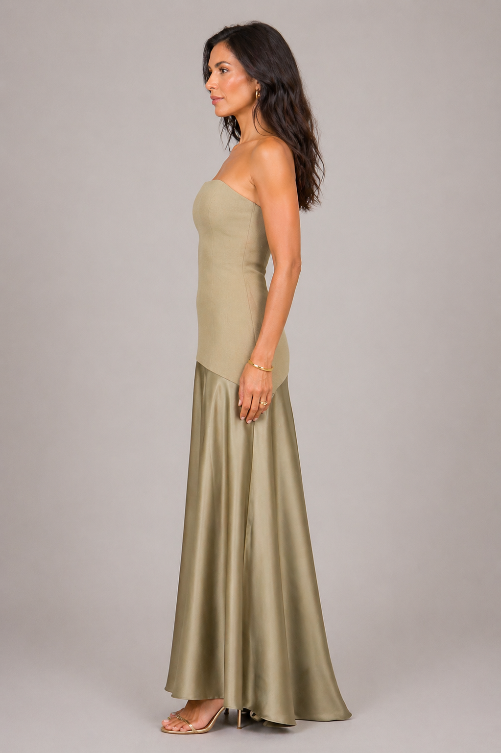 Sahara Glow Elegantes Kleid