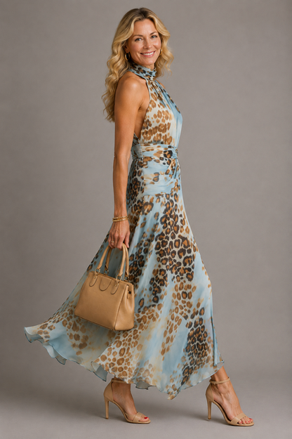 Marit Safari-Kleid – Stilvolles Kleid mit trendigem Safari-Print