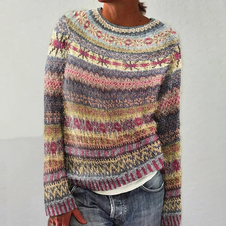 Corinne | Pastellfarbener Strickpullover