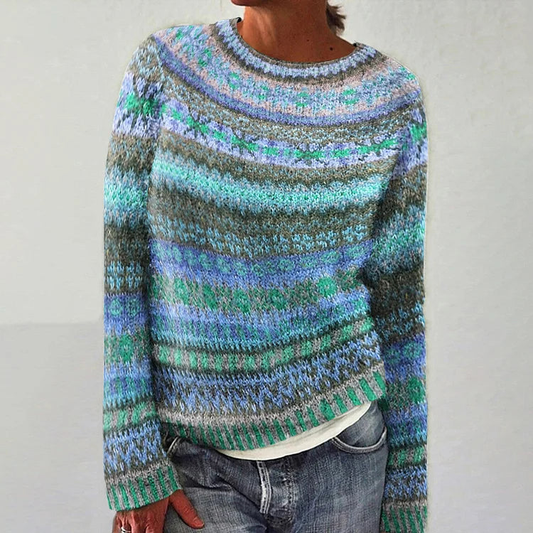 Valérie | Melierter Strickpullover
